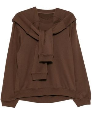 JNBY Cotton Pullover Sweatshirt - Brown