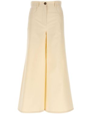 Rochas Wide-Leg Jeans - Natural