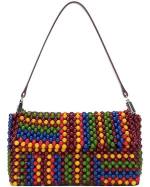 STAUD Timmy Shoulder Bag - White