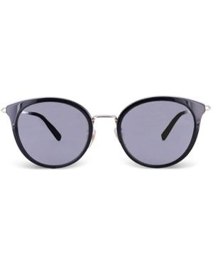 MCM Round-Frame Sunglasses - White