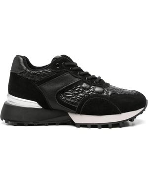 Linda Baumann Lace-Up Trainers - Black
