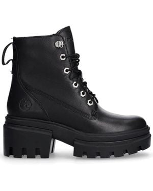 Timberland Platform Ankle Boots - Black