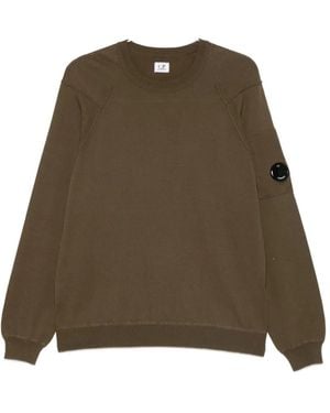 C.P. Company Lens Crew-Neck Sweatshirt - Green