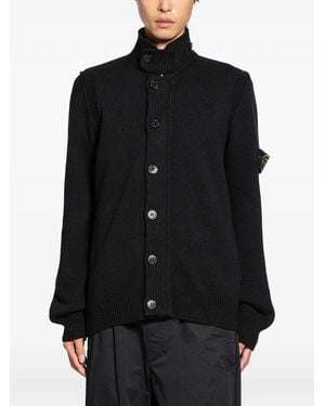 Stone Island 5100047 Lambswool Jumper - Black