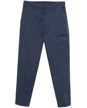 Eleventy Button Trousers - Blue