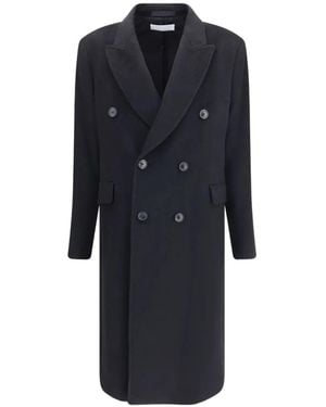 Our Legacy Double-Breasted Peak-Lapels Coat - Blue