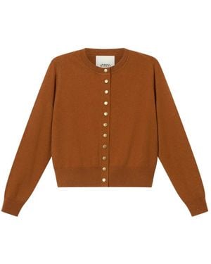 Isabel Marant Cardigan Idesia En Laine - Marron