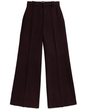 Polo Ralph Lauren Pantalon Beaton En Crêpe De Laine - White