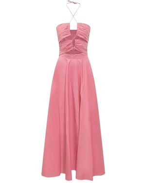ACTUALEE Cut-Out Maxi Dress - Pink