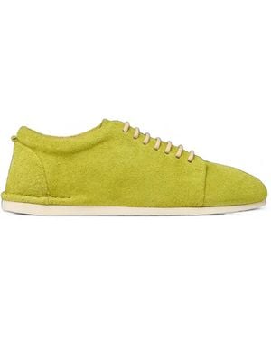 Marsèll Sancrespella Suede Lace-Up Derby Shoes - Yellow