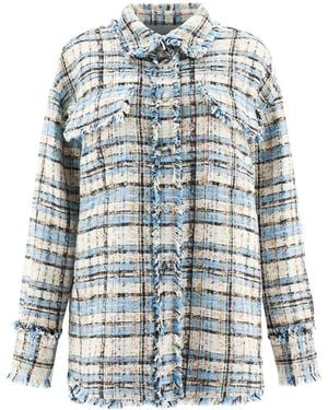 MSGM ツイード ジャケット - ホワイト
