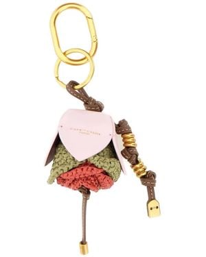 Gianni Chiarini Porte-Clés À Breloque Straw Flower - White