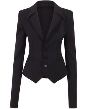 Ssheena Blazer À Revers Pointus - Black
