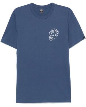 Deus Ex Machina Venice Skull T-Shirt - Blau