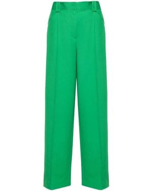 3.1 Phillip Lim Cavalry High-Waist Wide-Leg Trousers - Green