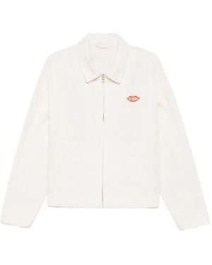 KENZO Loves Graphic-Print Zip-Up Jacket - White