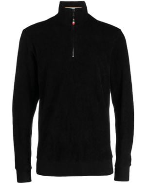 Orlebar Brown Isar Zip-Up Sweatshirt - Black