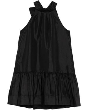Jonathan Simkhai Tie-Fastening Mini Dress - Black