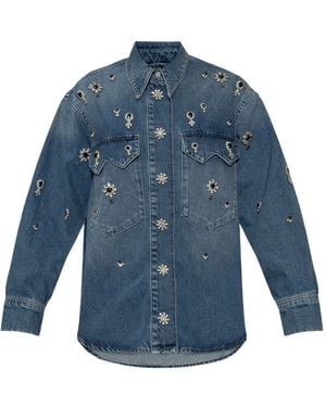 AllSaints Embellished Shirt - Blue