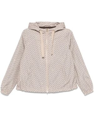 Herno Patterned Jacket - Natural