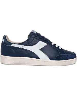 Diadora Prestige Used Trainers - Blue