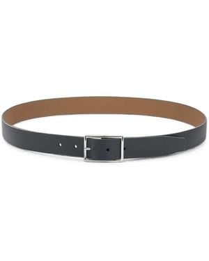 Anderson's Buckle-Fastening Leather Belt - White