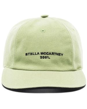 Stella McCartney Cappello Da Baseball Con Logo - Verde