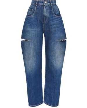 Maison Margiela Jeans Mit Cut-Outs - Blau