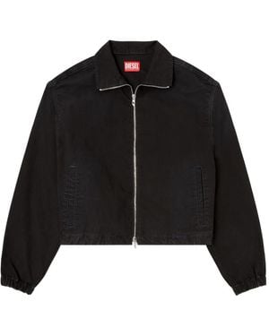 DIESEL De-Sanderz Jogg Zip-Fastening Jacket - Black