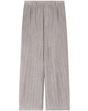 Emporio Armani Pleated Trousers - Grey