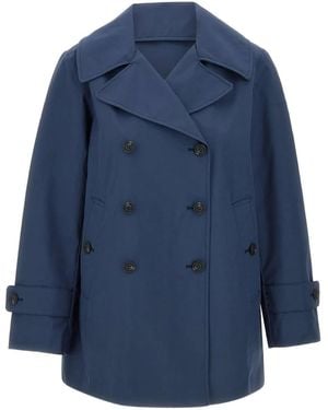 Save The Duck Sofi Trench Coat - Blue
