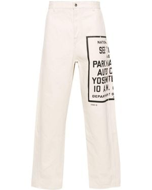 OAMC Tarn Loose-Fit Pants - White