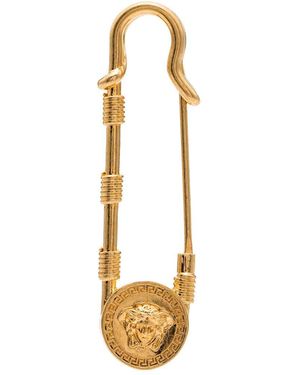 Versace Broche con diseño de imperdible y detalle Medusa - Metálico