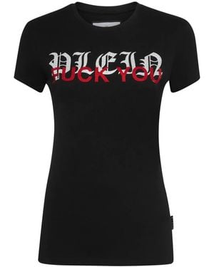 Philipp Plein Sexy Pure Cotton T-Shirt - Black