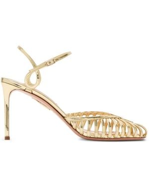 Aquazzura Sweet Surrender Pumps 85 - Metallic