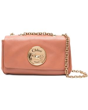 Chloé Heritage Leather Cross Body Bag - Pink