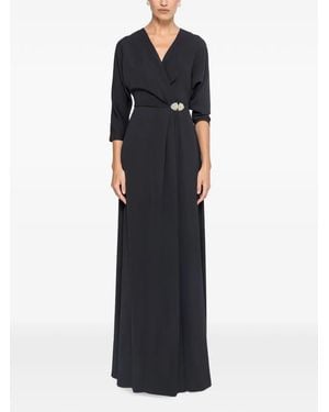 Nissa Crystal-Embellished Maxi Dress - Black