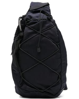 C.P. Company Crossbody Rugzak Met Trekkoord - Zwart