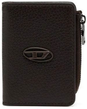DIESEL Hissu Evo L Leather Wallet - Black
