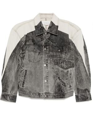 Feng Chen Wang Denim Jacket - Grey