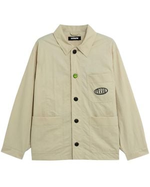Barrow Shirtjack Met Logo - Naturel