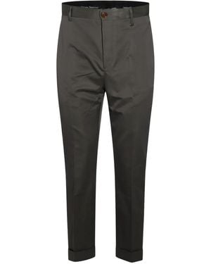 Vivienne Westwood Cotton Tailored Trousers - Grey