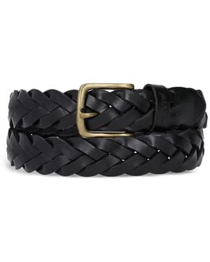 Levi's Braided Leather Belt - Black