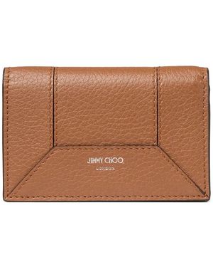 Jimmy Choo Medium Nello Wallet - Brown