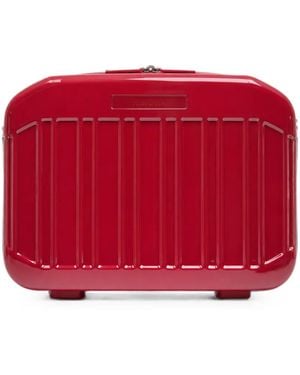 Piquadro Glossy Grooved Bag - Red
