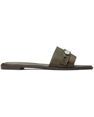 Tory Burch Romy Slides - White