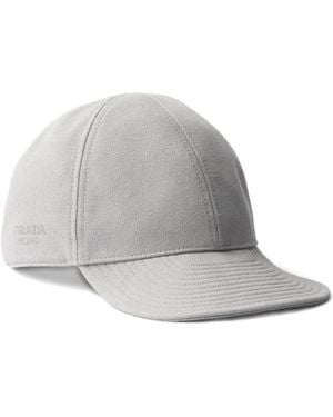 Prada Logo Baseball Cap - Grey