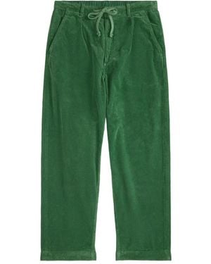 Polo Ralph Lauren Pleated-Front Corduroy Trousers - Green