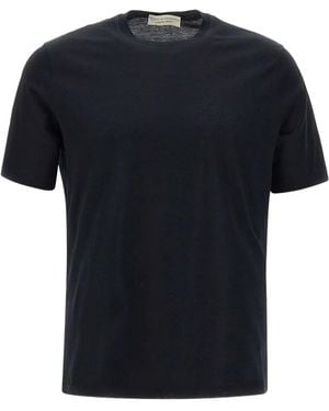 FILIPPO DE LAURENTIIS Cotton Crew-Neck T-Shirt - Black
