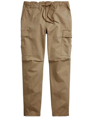 Polo Ralph Lauren Cargo-Pocket Drawstring Trousers - Natural